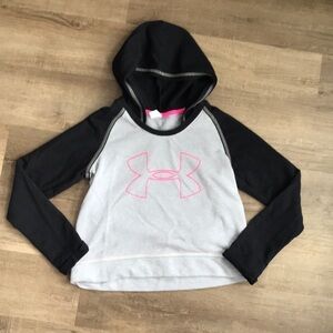 Under Armour Girls' Rival Terry Hoody Youth Large